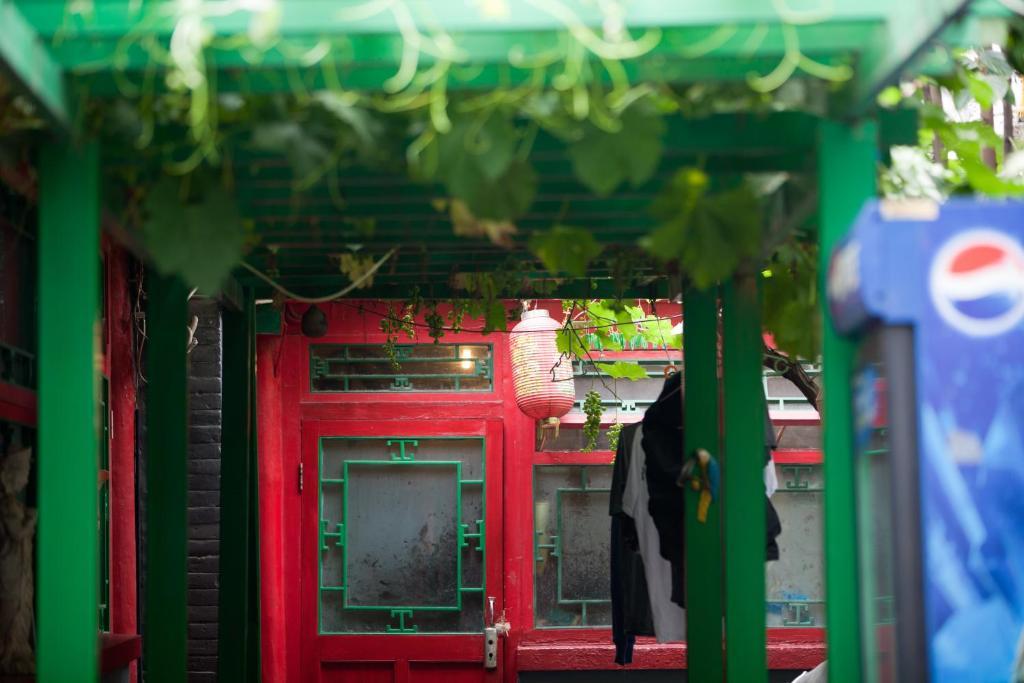 Hostel Sitting On The City Walls Courtyard House Peking Exteriér fotografie